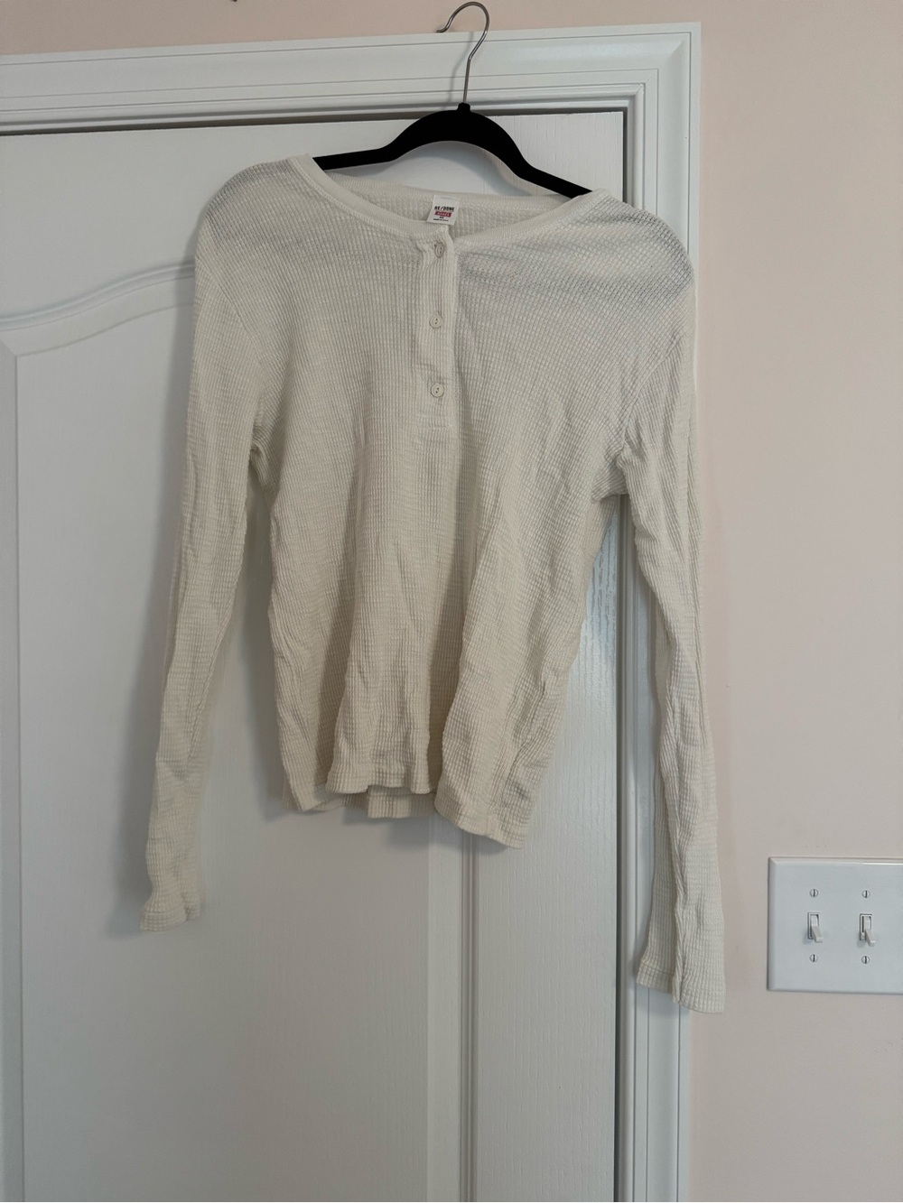 RE/DONE Thermal Henley Top